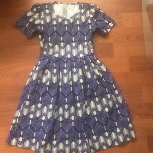 LulaRoe fit and flare dress